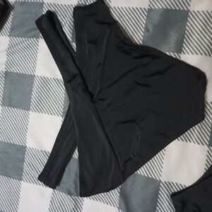 Black One-Shoulder Bikini Top